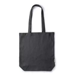 Bolsa de cáñamo con fuelle y asas largas reforzadas