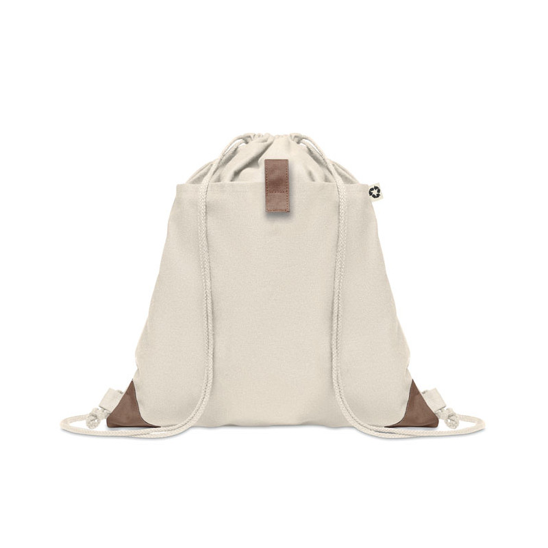 Bolsa cuerdas algodón reciclado 220 gr/m²