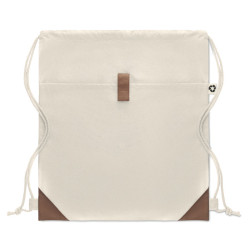 Bolsa cuerdas algodón reciclado 220 gr/m²