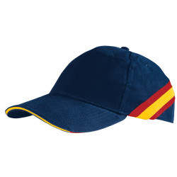 Gorra Azul Marino/Bandera de España