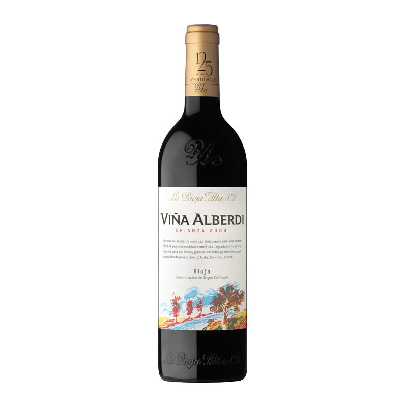Caja 12 Botellas Viña Alberdi 2009