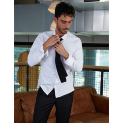 Camisa de algodón pique Neo Blue Basile Men Sol`s
