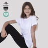 Camiseta Niño 100% Poliéster 140 g/ m2. Tacto Algodón