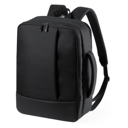 Mochila Portadocumentos Poliéster 300D/ Polipiel