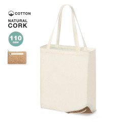Bolsa Plegable 100% Algodón 110 g/ m2/ Corcho