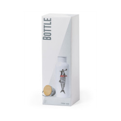 Bidón Sublimación Acero Inox/ Bambú 750ml 