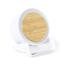 Lámpara Multifunción Caña de Trigo/ ABS/ Bambú. 12 Ledes. 3 Posiciones de Luz