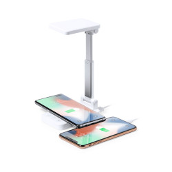 Lámpara Multifunción Aluminio/ ABS. 28 Ledes. Plegable. Altura Regulable