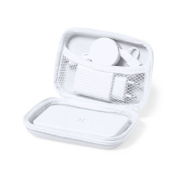 Set Power Bank 3 Accesorios. Power Bank Inalámbrico 5W, 4000 mAh, 1 Salida USB y 1 Tipo C, Entrada T