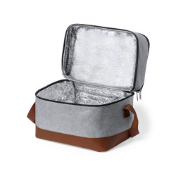 Nevera Poliéster 600D RPET/ Polipiel/ Aluminio