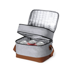 Nevera Poliéster 600D RPET/ Polipiel/ Aluminio