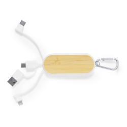 Cable Cargador Caña de Trigo/ ABS/ Bambú