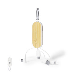 Cable Cargador Caña de Trigo/ ABS/ Bambú