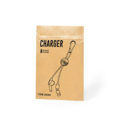 Cable Cargador Caña de Trigo/ ABS/ Bambú/ Algodón