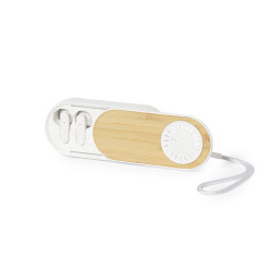 Auriculares Altavoz Caña de Trigo/ ABS/ Bambú