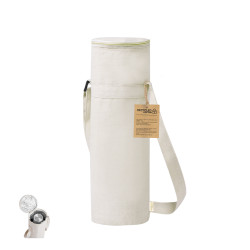 Nevera Botella 100% Algodón Reciclado/ Aluminio