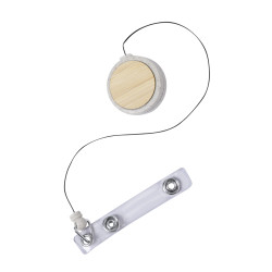 Portacreditaciones Bambú/ Caña de Trigo/ PS