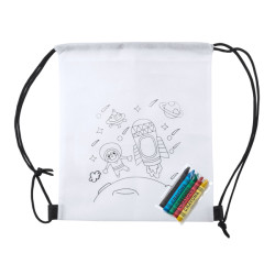 Mochila de non woven de cuerdas para colorear