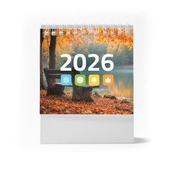 Calendario Sobremesa vertical con anillas