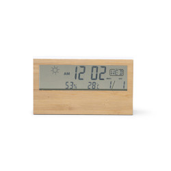 Estación Meteorológica con carcasa de bambú