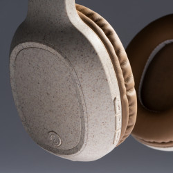 Auriculares inalámbricos en fibra de trigo plegables