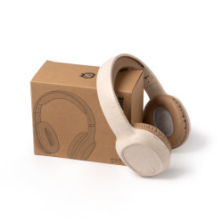Auriculares inalámbricos en fibra de trigo plegables