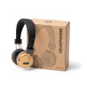 Auriculares inalámbricos extensibles de bambú y tejido RPET