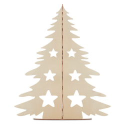 Árbol de Navidad de madera DIY