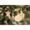 Adornos navideños de madera