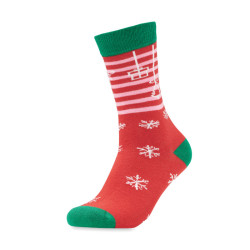 Par de calcetines de Navidad Adulto