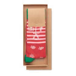 Par de calcetines de Navidad Adulto