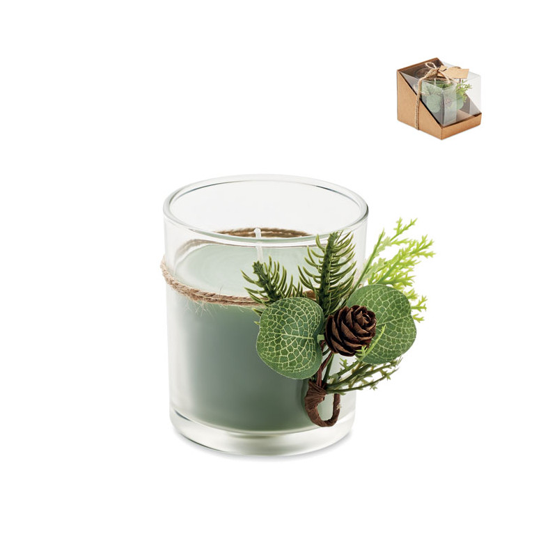 Porta velas de Navidad