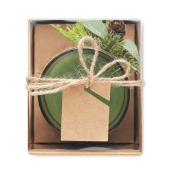 Porta velas de Navidad