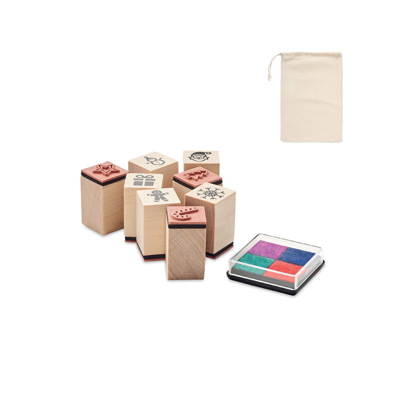 Set 8 sellos navideños