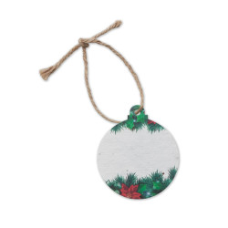 Adorno navideño papel semillas