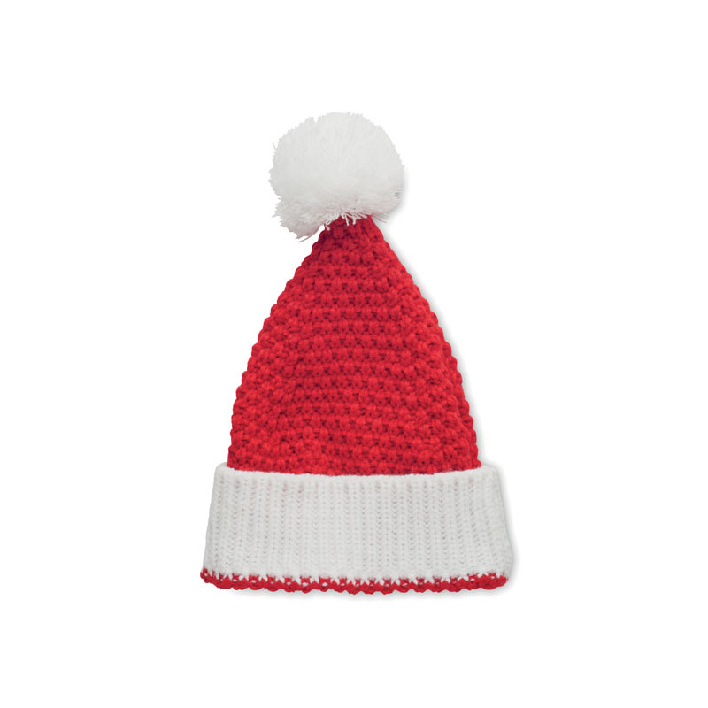 Gorro de punto navideño