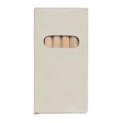 6 lápices de colores en caja