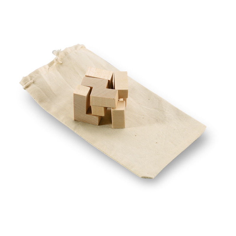 Puzzle de madera en bolsa