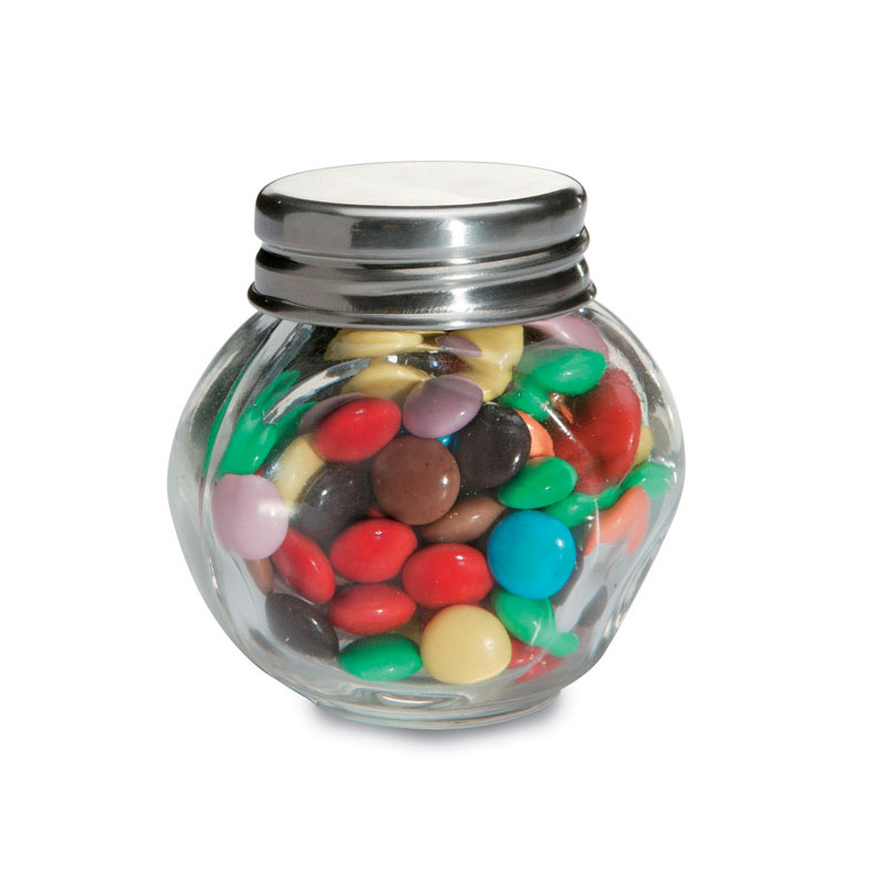 Chocolates en bote de cristal