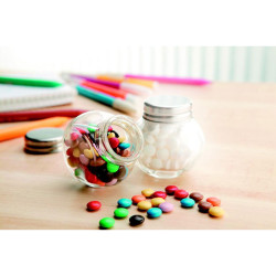 Chocolates en bote de cristal