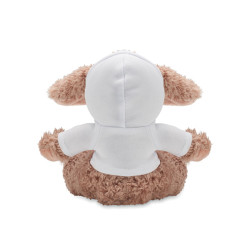 Peluche conejo con capucha