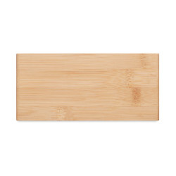 Cargador inalámbrico de bambú