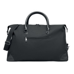 Bolsa fin de semana en canvas 340gr/m² con detalles en PU reciclado.