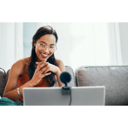Cámara web HD 1080P y luz