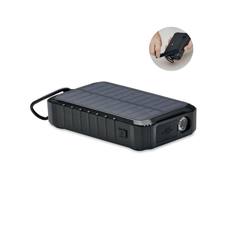 Cargador solar dinamo 8000 mAh