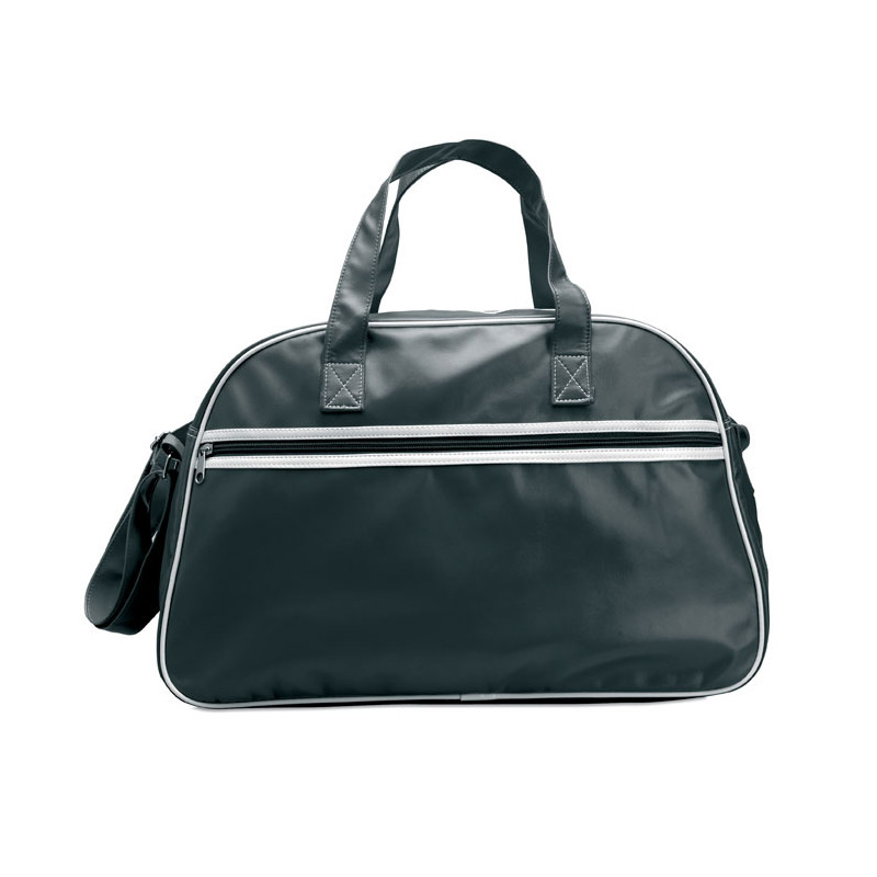 Bolsa deporte estilo bowling de PVC con asas y banderola.