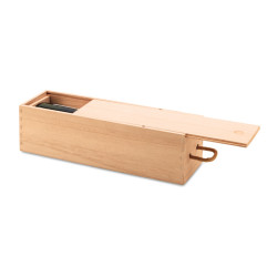 Caja de vino de madera
