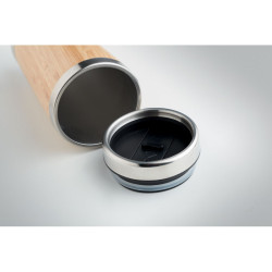 Vaso bambú doble capa 400 ml