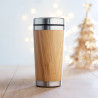 Vaso bambú doble capa 400 ml