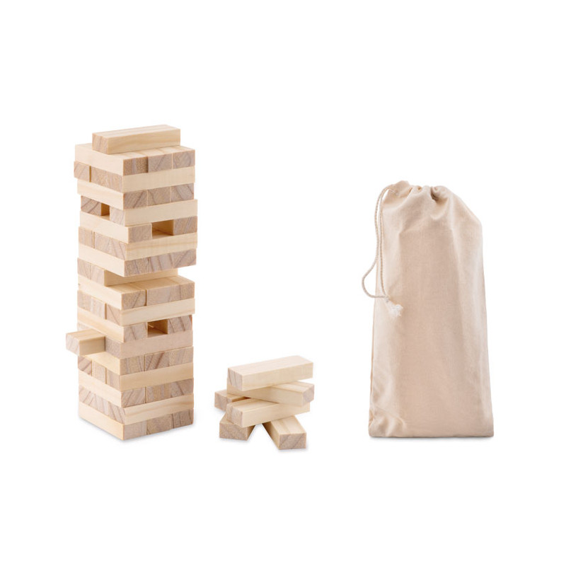 Juego torre de madera